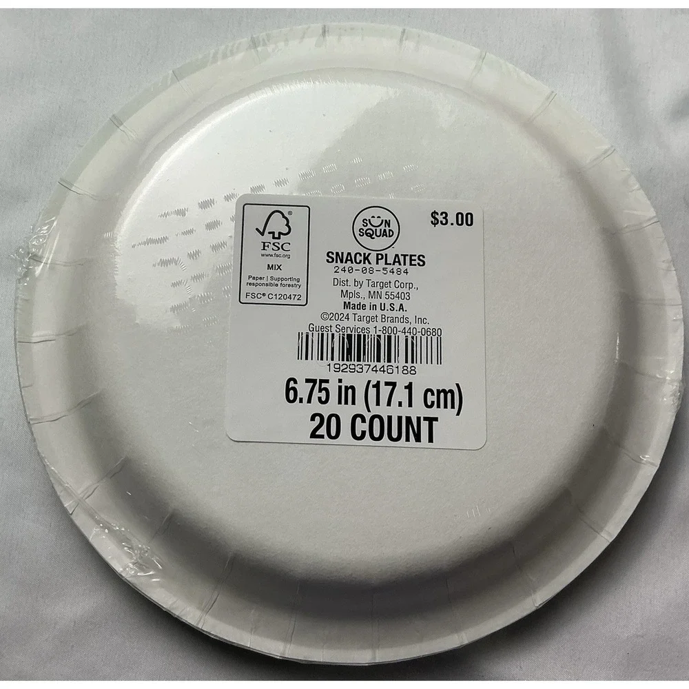 Sun Squad 2 Packs Of 20ct 6.75